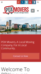Mobile Screenshot of pdxmovers.com